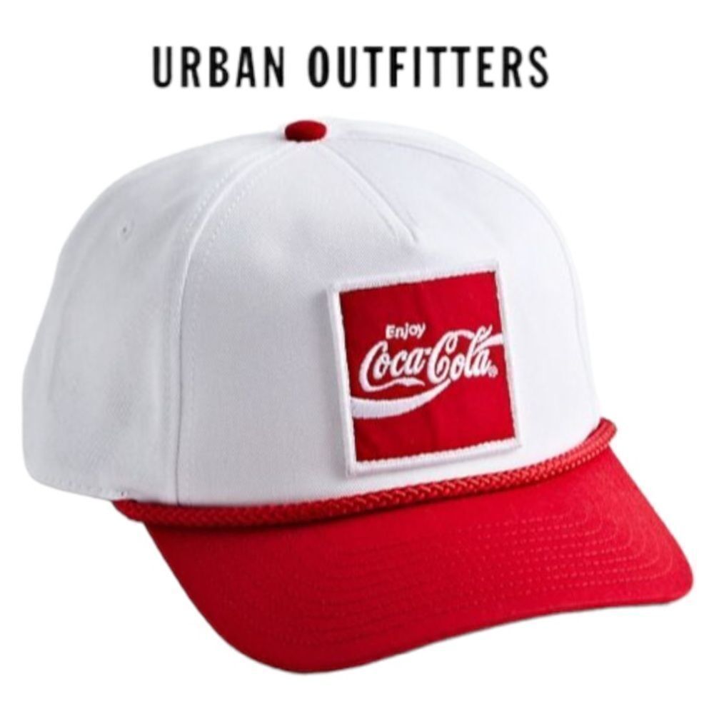 NEW Coca-Cola Coke UO Urban Outfitters Old Style Trucker Cap Hat